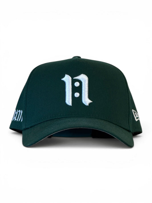 "Clubmark" x New Era 9FORTY A-Frame Snapback - Green / White
